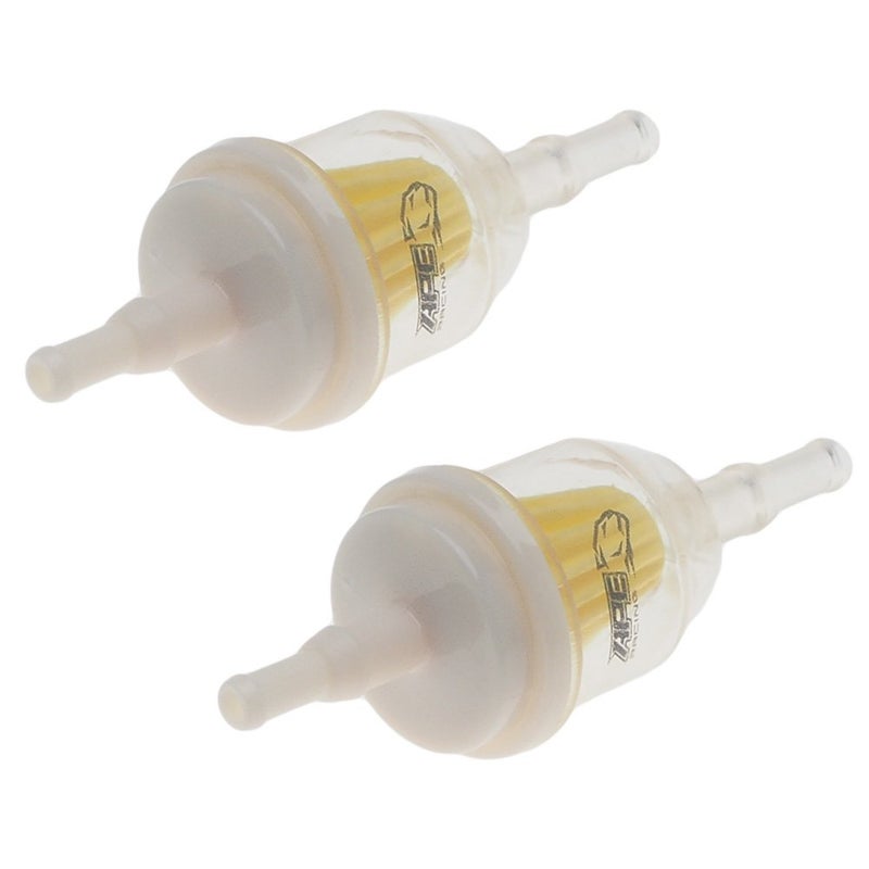 APE RACING Fuel Filter Replacement Universal Fuel Filters (Pack of 2) for Lawn Mower Small Engine Motorcycle Replace 120-436 25 050 22-S AM116304 109585 38666 149-2206-01 21541500 98021 - Image 2